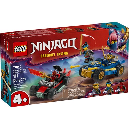 LEGO Ninjago 71840 Rogue vs. Drix Race Car Duel
