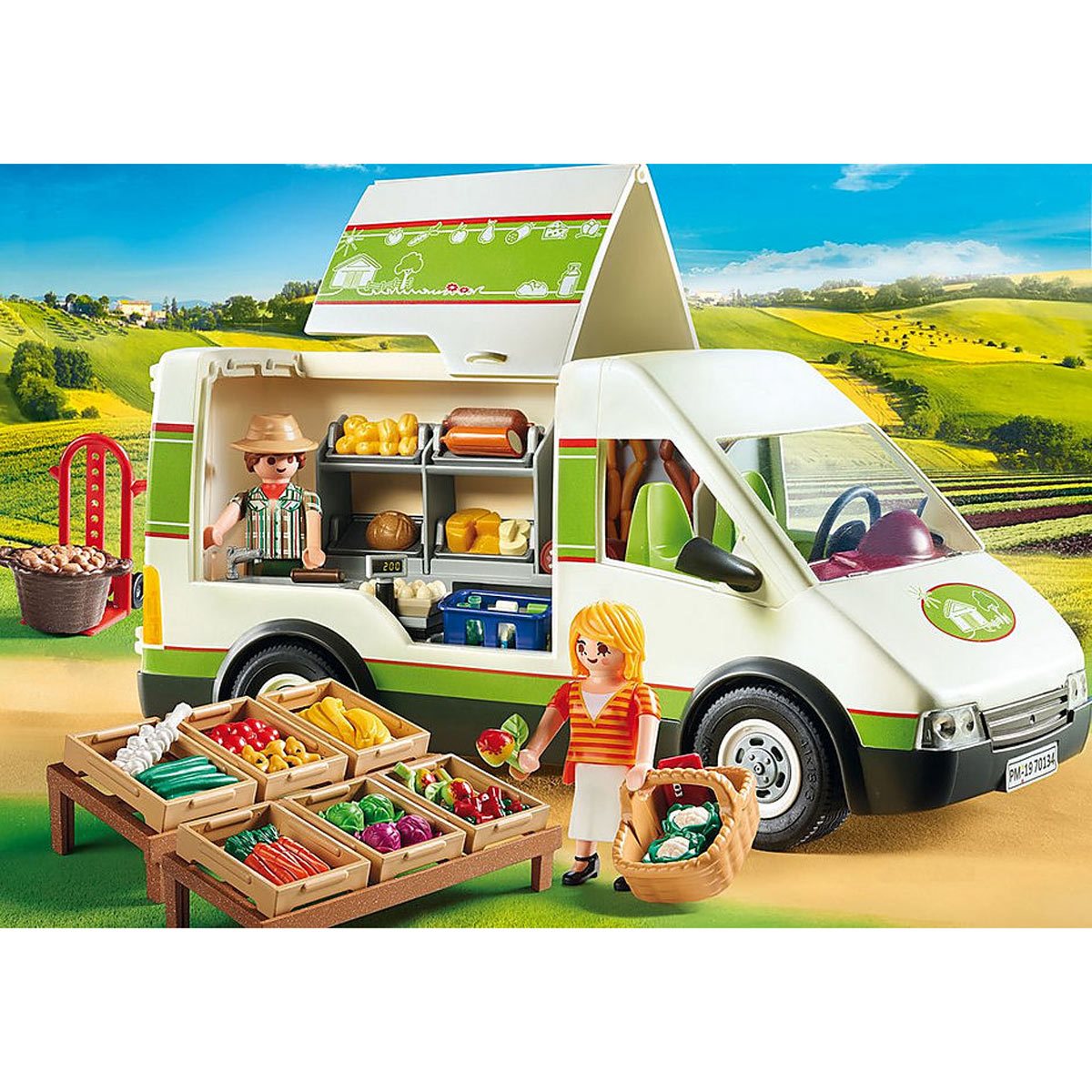 Playmobil 70134 Mobile Farm Market Van Entertainment Earth