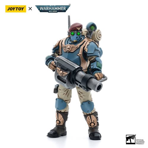 Joy Toy Warhammer 40,000 Astra Militarum Tempestus Scions Squad 55th Kappic Eagles Grenadier 1:18 Sc