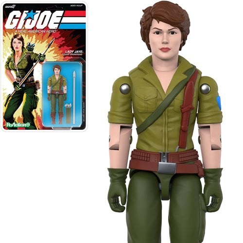 G.I. Joe Lady Jaye (Cartoon) 3 3/4-Inch ReAction+ Figure