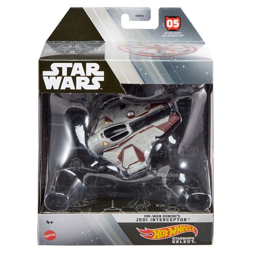 Star Wars Hot Wheels Starships Select 1:50 Scale 2025 Wave 4 Vehicle Case of 5