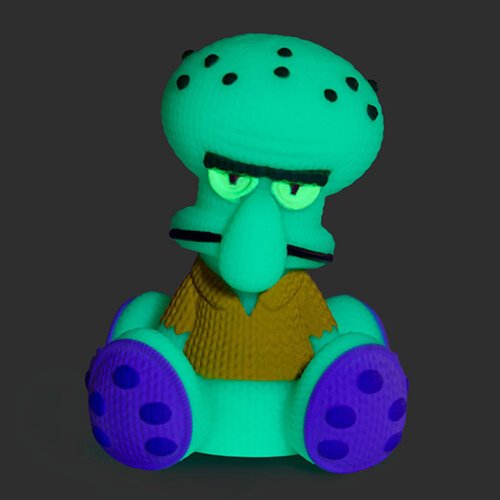 SpongeBob SquarePants Squidward Tentacles #449 Black Light Handmade by Robots Vinyl Figure