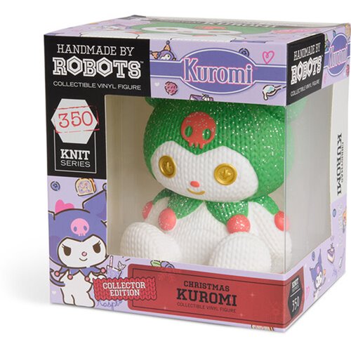 Hello Kitty and Friends Kuromi #350 Christmas Handmade By Robots Vinyl Figure