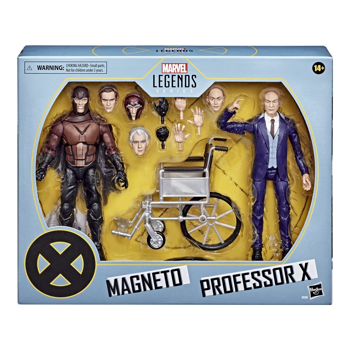 X-Men Movie Marvel Legends Professor X and Magneto 6-Inch Action Figure 2-Pack 