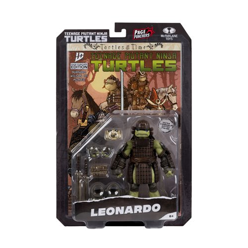 Teenage Mutant Ninja Turtles Page Punchers Wave 4 Leonardo Turtles in Time 5-Inch Scale Action Figur