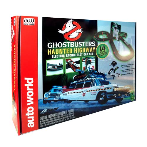 Ghostbusters Haunted Highway Electronic Slot Car Racing Playset