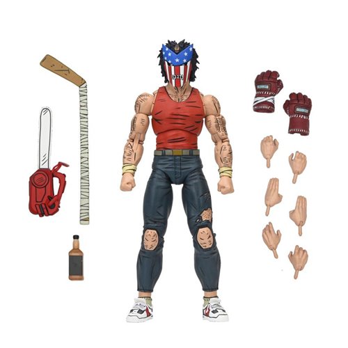 Teenage Mutant Ninja Turtles Mirage Comics Ultimate Casey Jones (Bodycount) 7-Inch Action Figure - L