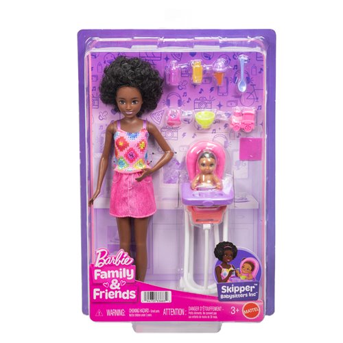 Barbie Family & Friends High Chair Playset and Doll