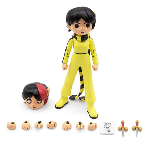 Scott Pilgrim Knives Chau Action Figure - Yellow Outfit Variant