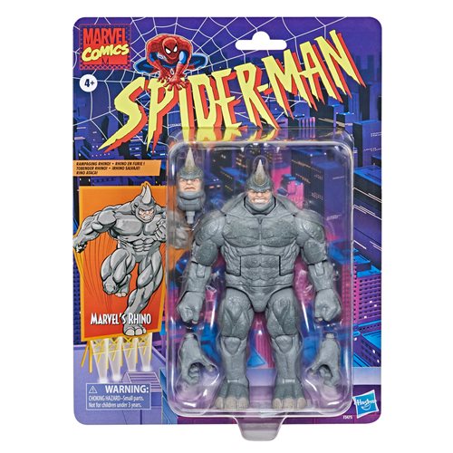 Spider-Man Retro Marvel Legends Rhinox 6-Inch Action Figure
