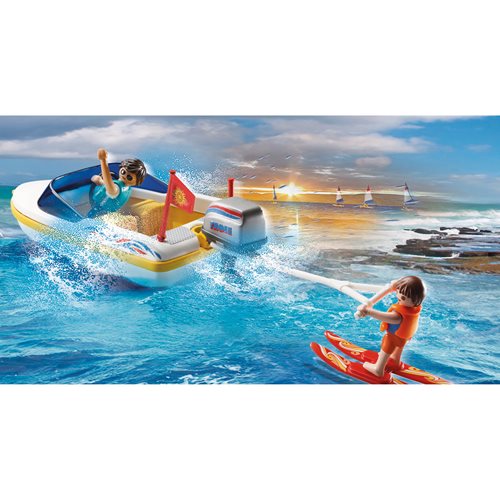 Playmobil 70534 Pick-Up Truck with Speedboat