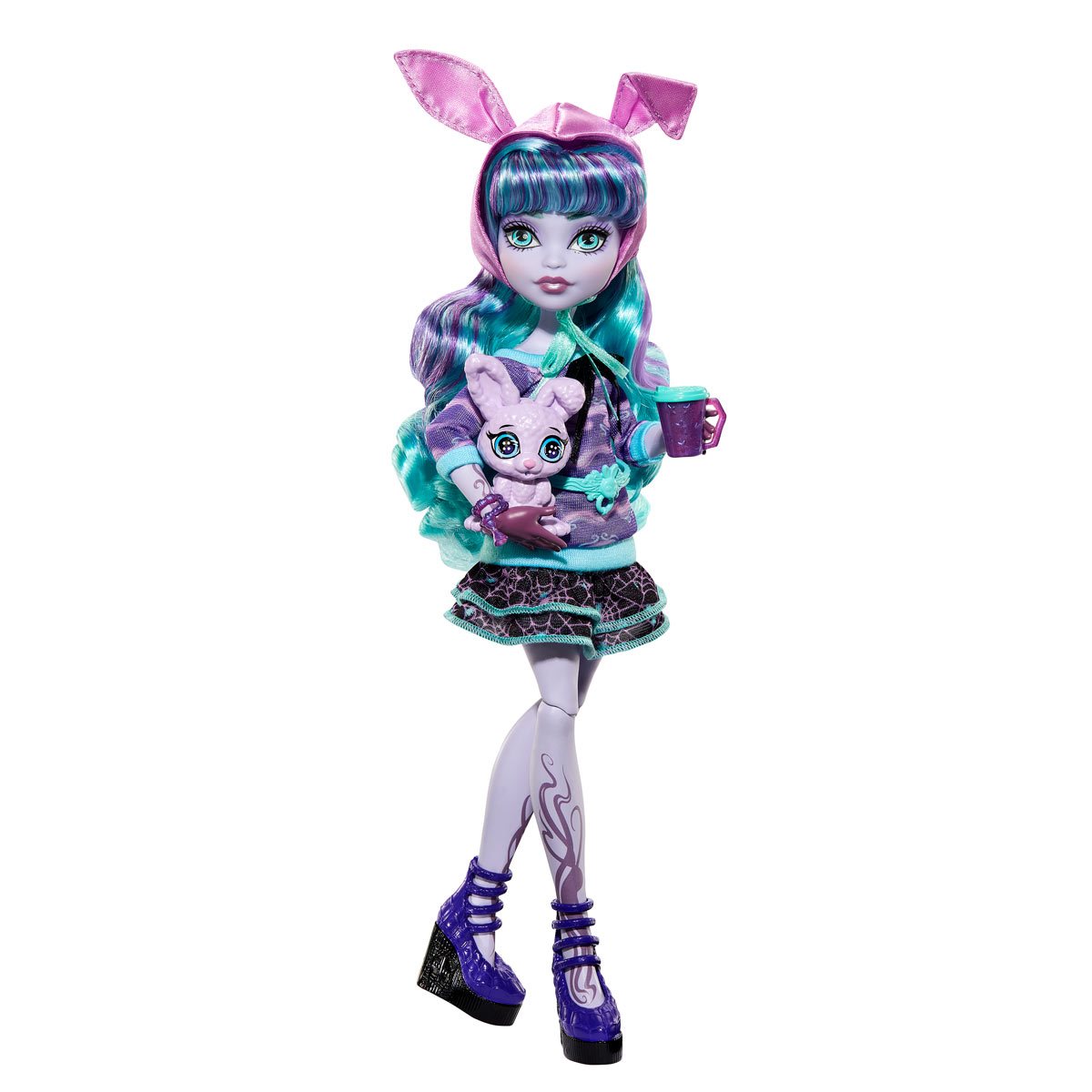 G3 Monster High Creepover Party Twyla Pet Rabbit Dustin Doll Sleepover