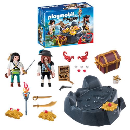 locate Chronic Feeling Playmobil 6683 Pirate Treasure Hideout - Entertainment Earth