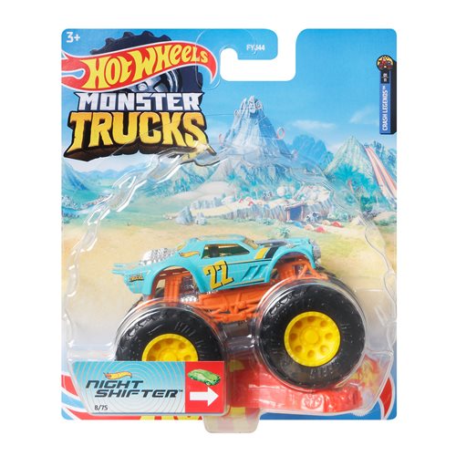 Hot Wheels Monster Trucks 1:64 Scale Vehicle Mix 1 Case of 8