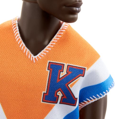 Barbie Ken Fashionista Doll #203 with Orange Sweater Vest