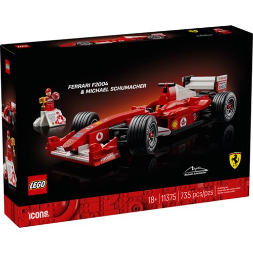 LEGO Icons 11375 Ferrari F2004 & Michael Schumacher