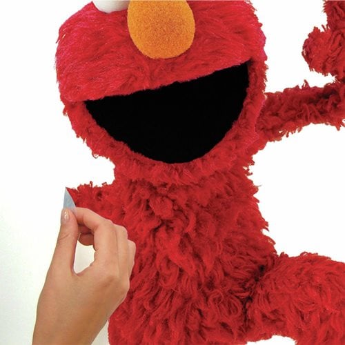 Sesame Street Elmo Peel and Stick Giant Wall Decals