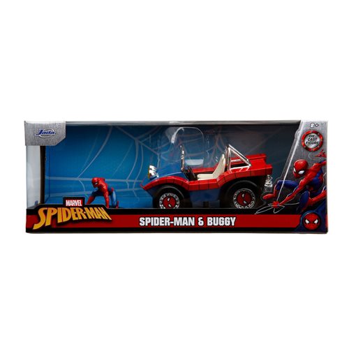 Spider-Man Hollywood Rides 1:24 Scale Die-Cast Metal Buggy with Figure