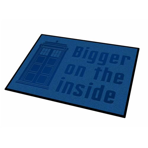 Doctor Who TARDIS Bigger on the Inside Welcome Mat