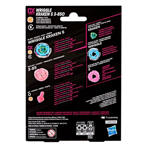 Beyblade X Wriggle Kraken S 3-85O CX Starter Pack Set