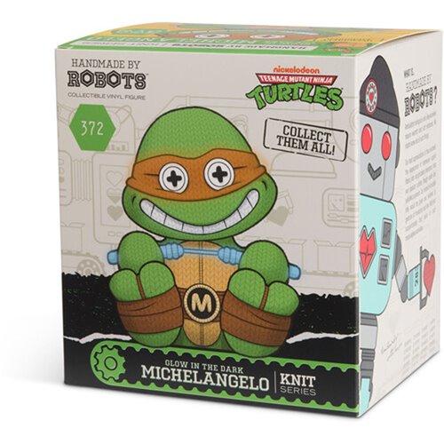 Teenage Mutant Ninja Turtles Michelangelo #372 Glow-in-the-Dark Handmade by Robots Vinyl Figure