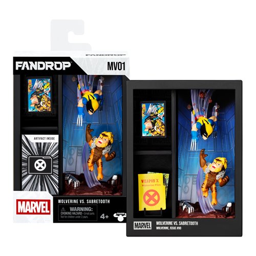 Marvel Wolverine Vs Sabretooth Fandrop Figure Diorama