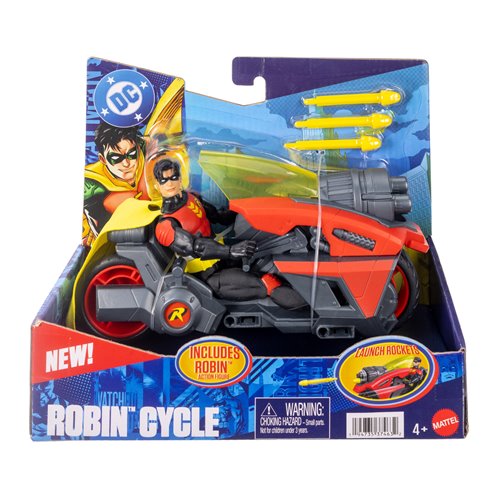DC Premiere Robin Action Figure and Motorcycle Vehicle