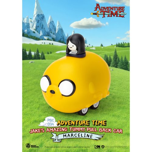 Adventure Time Jake's Amazing Tummy Pull Back Car Series PBC-034 Vehicle Blind Box Case of 6