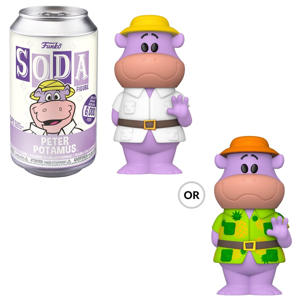 Hanna Barbera Peter Potamus Vinyl Soda Figure