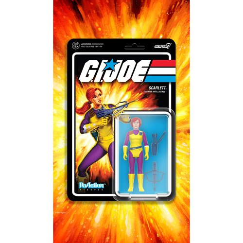 G.I. Joe DIC Purple Scarlett 3 3/4-Inch ReAction Figure
