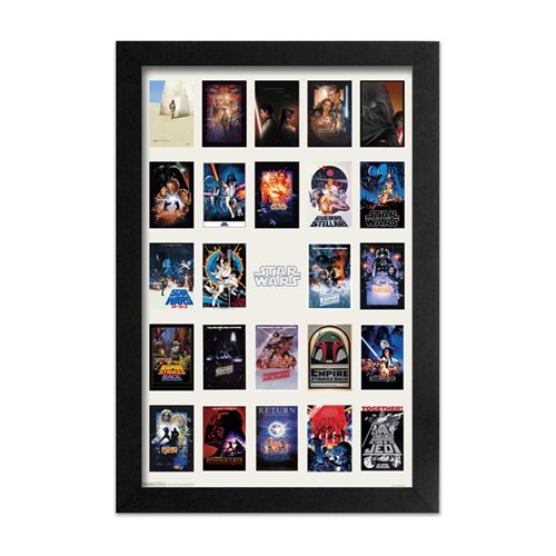 Star Wars One-Sheet Collage Framed Art Print
