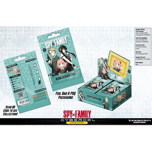 Spy x Family Series 1 Cybercel 3D Cel Art Collectible Random 5-Pack