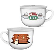 Friends Central Perk 24 oz. Ceramic Soup Mug with Vented Lid