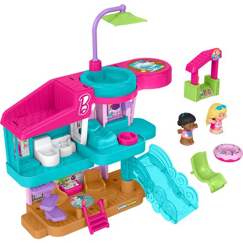 Little People Barbie Beach House Playset