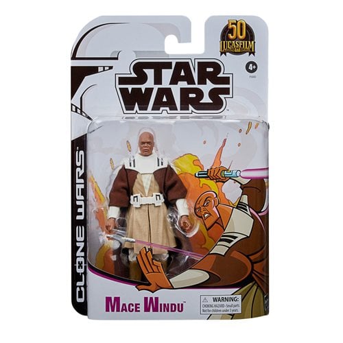 Star Wars: The Black Series Clone Wars Mace Windu 6-Inch Action Figure