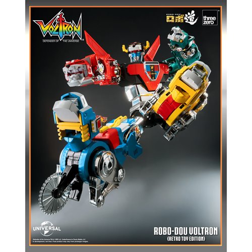 Voltron: Defender of the Universe Voltron Retro Toy Edition ROBO-DOU Action Figure