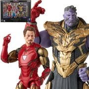 Marvel Legends Infinity Saga Avengers Endgame Iron Man 85 vs. Thanos 6-Inch Action Figures, Not Mint
