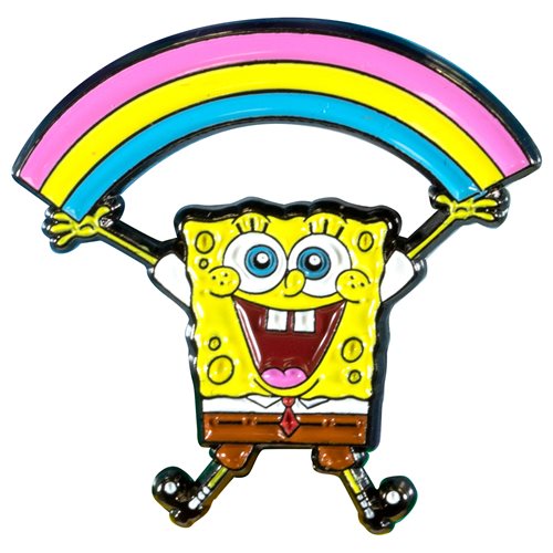 SpongeBob SquarePants Rainbow Enamel Pin