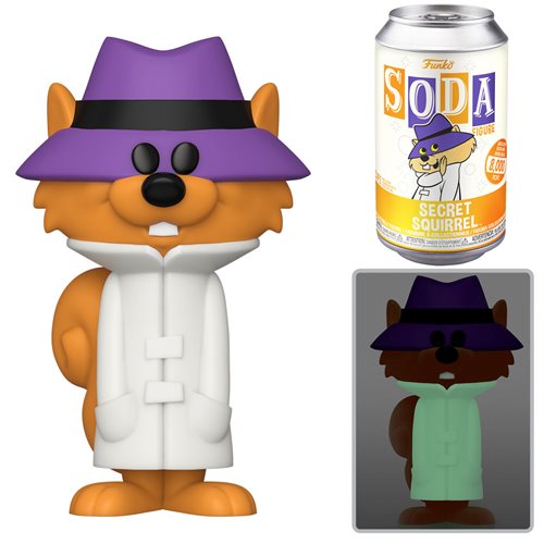 Hanna Barbera Secret Squirrel Vinyl Funko Soda Figure