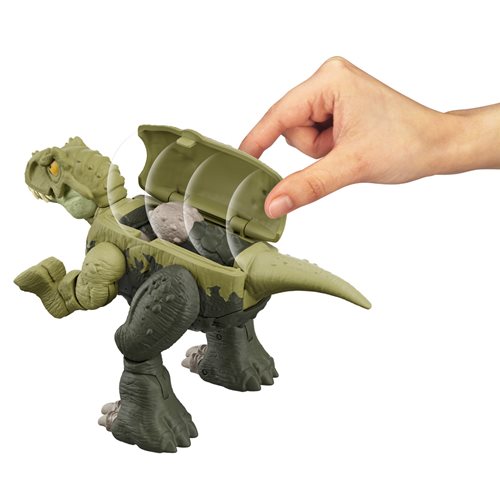 Jurassic World Fierce Changers Double Danger Tyrannosaurus Rex and Ankylosaurus Version 2 Action Fig