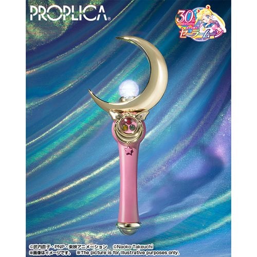 Pretty Guardian Sailor Moon Moon Stick Brilliant Color Edition Proplica Prop Replica
