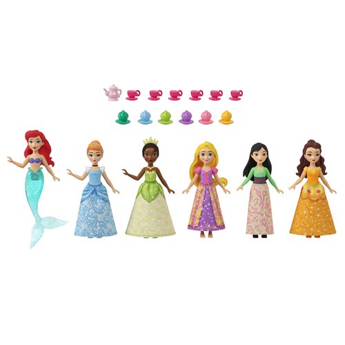 Disney Princess Royal Tea Party Doll 6-Pack