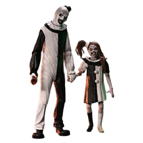 Terrifier 2 Ultimate Art the Clown and Little Pale Girl 7-Inch Scale Action Figure 2-Pack