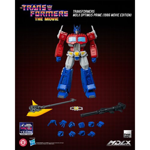 Transformers Optimus Prime 1986 Movie Edition MDLX Action Figure