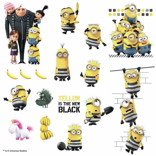 Despicable Me 3 Peel and Stick Wall Decals