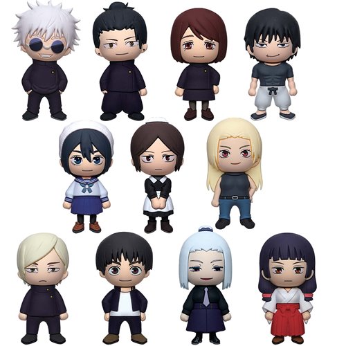 Jujutsu Kaisen Series 5 3D Foam Bag Clip Random 6-Pack