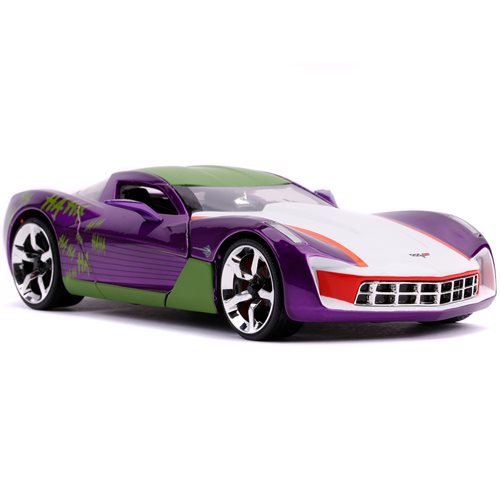 Batman Joker 2009 Corvette Stingray 1:24 Scale Die-Cast Metal Vehicle