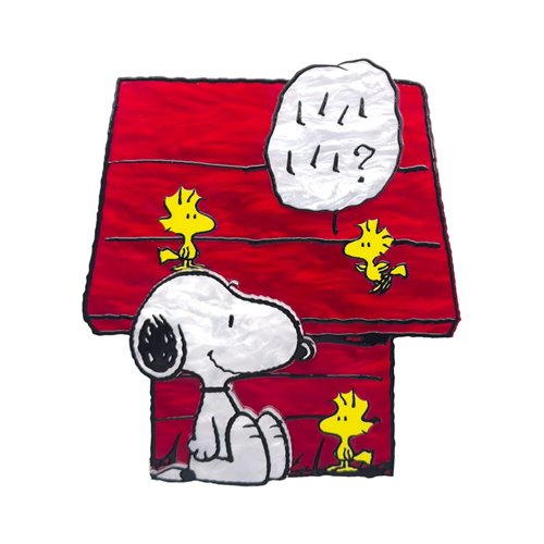 Peanuts 75th Snoopy and Woodstock Collectible Layered Acrylic Pin