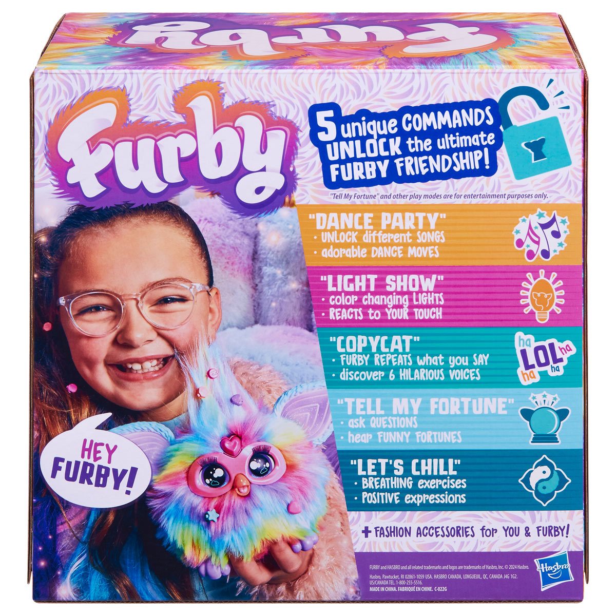 Furby Tie Dye Interactive Electronic Plush Toy