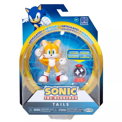 Sonic the Hedgehog: Tails 4-Inch Action Figure, Not Mint
